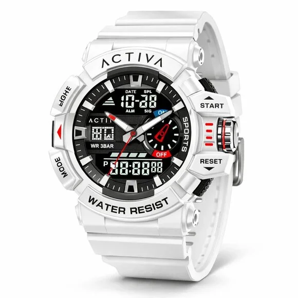 Activa Vord X Invicta Digital Men's Watch - 49mm, White (ACW8043-004) - Picture 1 of 1